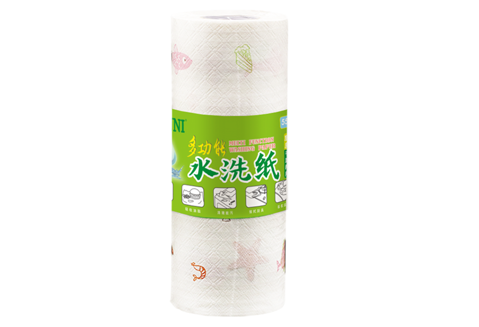 Multifunctional washing paper